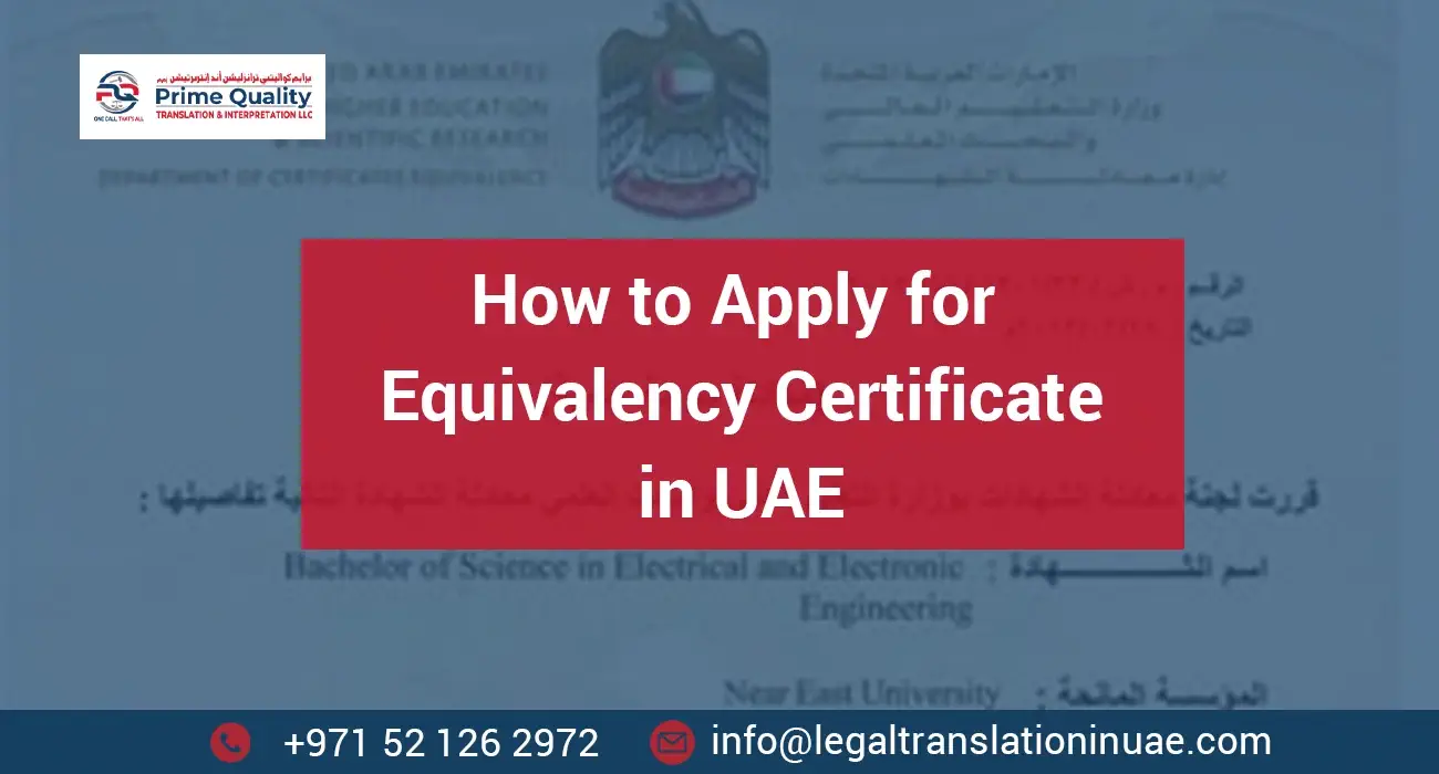 equivalency certificate