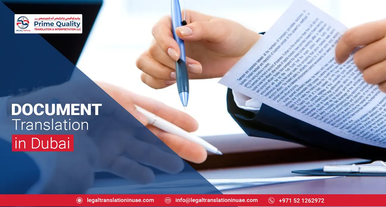 Document Translation in Dubai