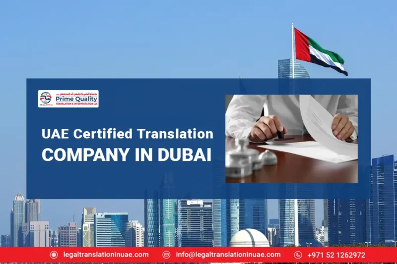 UAE certified translation company in Dubai