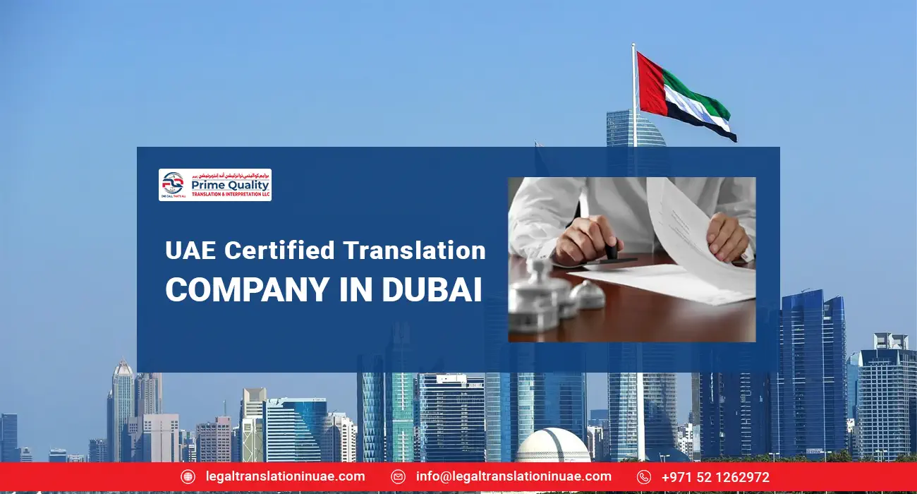 UAE certified translation company in Dubai