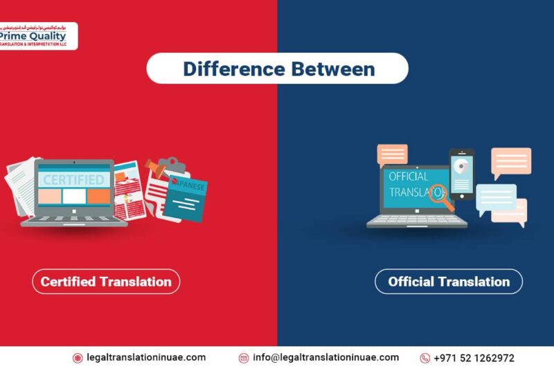 What is the Difference Between a Certified Translation and an Official Translation