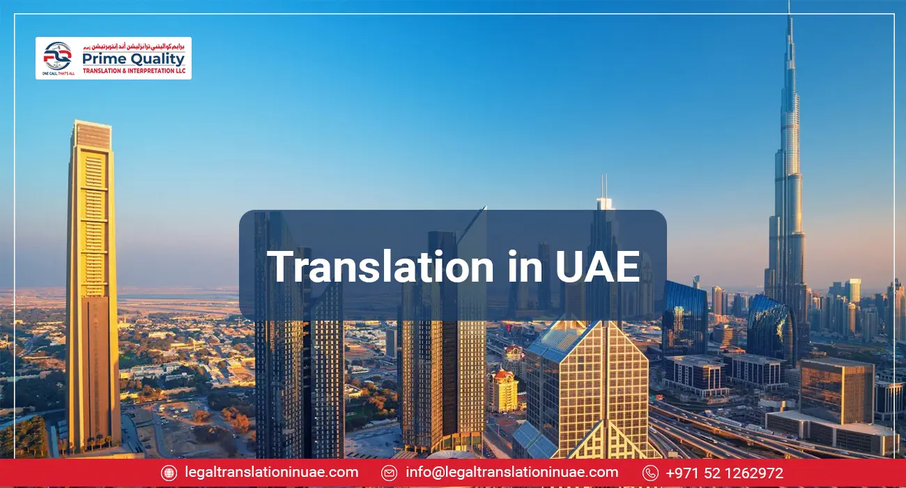 Translation in UAE