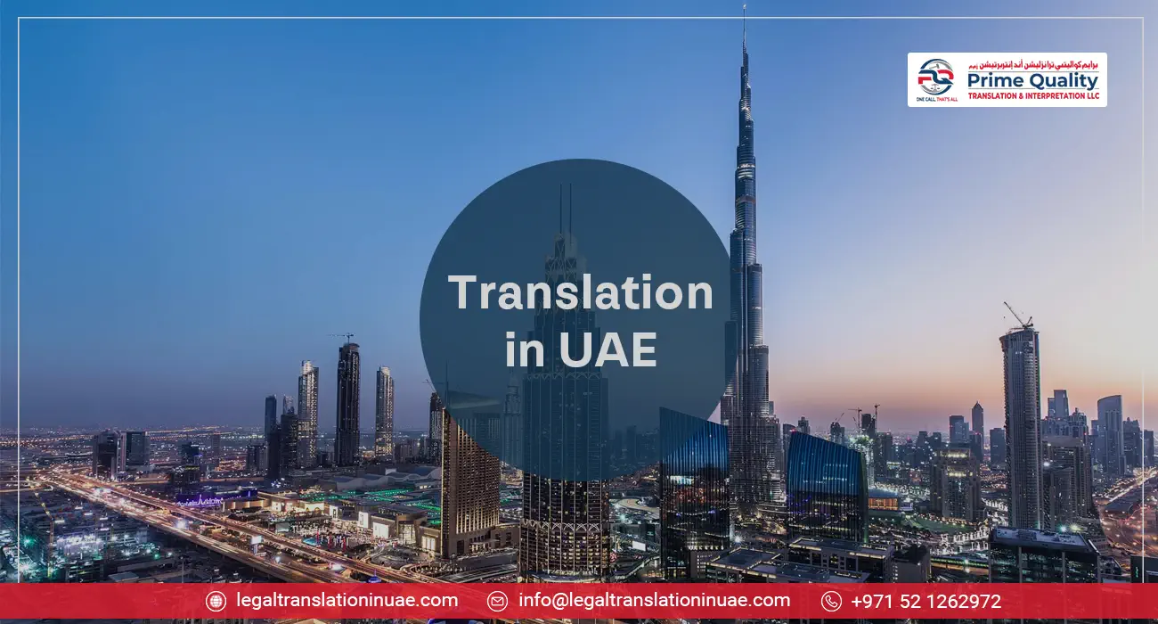 Translation in dubai prime